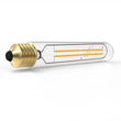 E26 8W Vintage LED Bulb T10 LED Tubular Bulb, 4-Filament Light Bulb, Dimmable, 2700K, 120V/60Hz, 900LM, Clear Load image into Gallery viewer, E26 8W Vintage LED Bulb T10 LED Tubular Bulb, 4-Filament Light Bulb, Dimmable, 2700K, 120V/60Hz, 900LM, Clear