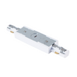 120-Volt H Track Lighting Single Circuit 3-Wire Track Connector in White Finish Load image into Gallery viewer, 120-Volt H Track Lighting Single Circuit 3-Wire Track Connector in White Finish