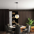 Karina Globe Glass Indoor & Outdoor Best Pendant Light Amber (Bulb Not Included) Load image into Gallery viewer, Karina Globe Glass Indoor & Outdoor Best Pendant Light Amber (Bulb Not Included)
