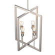 Farmhouse Chandelier, 4-Light Foyer Lighting for Dining Room, E26 Base, Brushed Nickel/Oil Rubbed Bronze Finish Load image into Gallery viewer, Farmhouse Chandelier, 4-Light Foyer Lighting for Dining Room, E26 Base, Brushed Nickel/Oil Rubbed Bronze Finish