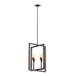 Farmhouse Chandelier, 4-Light Foyer Lighting for Dining Room, E26 Base, Brushed Nickel/Oil Rubbed Bronze Finish Load image into Gallery viewer, Farmhouse Chandelier, 4-Light Foyer Lighting for Dining Room, E26 Base, Brushed Nickel/Oil Rubbed Bronze Finish
