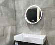 24 Inch Round LED Lighted Bathroom Vanity Mirror with Shelf, Touch Switch, Defogger and CCT Remembrance, CRI 90+, Raven Round Style Load image into Gallery viewer, 24 Inch Round LED Lighted Bathroom Vanity Mirror with Shelf, Touch Switch, Defogger and CCT Remembrance, CRI 90+, Raven Round Style