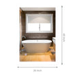 LED Lighted Bathroom Vanity Mirror Load image into Gallery viewer, LED Lighted Bathroom Vanity Mirror