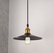 Industrial Style Matte Black Pendant Light Fixture, E26 Base, Antique Brass and Matte Black Finish, UL Listed Load image into Gallery viewer, Industrial Style Matte Black Pendant Light Fixture, E26 Base, Antique Brass and Matte Black Finish, UL Listed