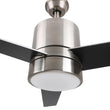 Ranger 52 In. Silver/black Led Indoor/outdoor Best Smart Ceiling Fan with Light Kit, Works w/ Alexa/Google Home/Siri, Wifi Ceiling Fan W/ Best Smart Wall Switch (3-Blade) Load image into Gallery viewer, Ranger 52 In. Silver/black Led Indoor/outdoor Best Smart Ceiling Fan with Light Kit, Works w/ Alexa/Google Home/Siri, Wifi Ceiling Fan W/ Best Smart Wall Switch (3-Blade)