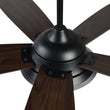 Striker 52 In. Best Smart Ceiling Fan with Dimmable Led Light & Remote Control, Black Wooden Pattern with Alexa/google Home/Siri (5-Blade) Load image into Gallery viewer, Striker 52 In. Best Smart Ceiling Fan with Dimmable Led Light & Remote Control, Black Wooden Pattern with Alexa/google Home/Siri (5-Blade)