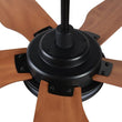 Explorer 52 In. Best Smart Ceiling Fan with Dimmable Led Light, Remote Control, Black/wood Grain Pattern, 5-Blade W/ Alexa/Google Home Compatible Load image into Gallery viewer, Explorer 52 In. Best Smart Ceiling Fan with Dimmable Led Light, Remote Control, Black/wood Grain Pattern, 5-Blade W/ Alexa/Google Home Compatible