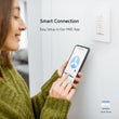 Pilot Best Smart Wall Switch For Ceiling Fans(1-Gang), Google Assistant, and Siri Shortcuts, Works with Amazon Alexa Load image into Gallery viewer, Pilot Best Smart Wall Switch For Ceiling Fans(1-Gang), Google Assistant, and Siri Shortcuts, Works with Amazon Alexa