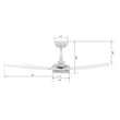 Voyager 52'' Best Smart Ceiling Fan with Remote, Light Kit Included, Works with Google Assistant and Amazon Alexa Load image into Gallery viewer, Voyager 52'' Best Smart Ceiling Fan with Remote, Light Kit Included, Works with Google Assistant and Amazon Alexa