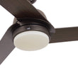 Aeryn 52 inch 3-Blade Best Smart Ceiling Fan with Wall Switch - Oil Rubbed Bronze/Walnut Load image into Gallery viewer, Aeryn 52 inch 3-Blade Best Smart Ceiling Fan with Wall Switch - Oil Rubbed Bronze/Walnut