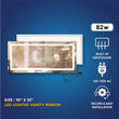 Backlit/Frontlit, Vanity Mirror with Lights, Touch Switch, Anti - Fog, Adjustable 3 - Color Temperature & Remembrance, CRI 90+, LED Mirror for Bathroom, Accord Style - LEDMyPlace Load image into Gallery viewer, Backlit/Frontlit, Vanity Mirror with Lights, Touch Switch, Anti - Fog, Adjustable 3 - Color Temperature & Remembrance, CRI 90+, LED Mirror for Bathroom, Accord Style - LEDMyPlace