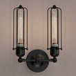 Birdcage Shape Bathroom Light Fixtures, Matte Black Finish, 1 - Light/2 - Light, E26 Base, UL Listed, For Dry Locations, Wall Mount, Bathroom Vanity Lighting - LEDMyPlace Load image into Gallery viewer, Birdcage Shape Bathroom Light Fixtures, Matte Black Finish, 1 - Light/2 - Light, E26 Base, UL Listed, For Dry Locations, Wall Mount, Bathroom Vanity Lighting - LEDMyPlace