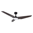 Trailblazer 52 In. Wi-Fi Best Smart Ceiling Fan w/ Remote Control & LED Light, Alexa/Siri/Google Home Compatible, Black/dark Wooden Pattern (3-Blade) Load image into Gallery viewer, Trailblazer 52 In. Wi-Fi Best Smart Ceiling Fan w/ Remote Control & LED Light, Alexa/Siri/Google Home Compatible, Black/dark Wooden Pattern (3-Blade)