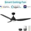 Cresta 52'' Best Smart Ceiling Fan With Remote, Light Kit Included, Works with Google Assistant and Amazon Alexa,Siri Shortcut - LEDMyPlace Load image into Gallery viewer, Cresta 52'' Best Smart Ceiling Fan With Remote, Light Kit Included, Works with Google Assistant and Amazon Alexa,Siri Shortcut - LEDMyPlace