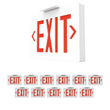Double Sided LED Emergency EXIT Sign(Side & Ceiling Mount), 4W, AC120 - 277V, UL, 90 - min Battery Backup, Operating Temp: 0°C~40°C - LEDMyPlace Load image into Gallery viewer, Double Sided LED Emergency EXIT Sign(Side & Ceiling Mount), 4W, AC120 - 277V, UL, 90 - min Battery Backup, Operating Temp: 0°C~40°C - LEDMyPlace