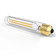 E26 8W Vintage LED Bulb T10 LED Tubular Bulb, 4 - Filament Light Bulb, Dimmable, 2700K, 120V/60Hz, 900LM, Clear - LEDMyPlace Load image into Gallery viewer, E26 8W Vintage LED Bulb T10 LED Tubular Bulb, 4 - Filament Light Bulb, Dimmable, 2700K, 120V/60Hz, 900LM, Clear - LEDMyPlace