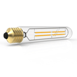 E26 8W Vintage LED Bulb T10 LED Tubular Bulb, 4 - Filament Light Bulb, Dimmable, 2700K, 120V/60Hz, 900LM, Clear - LEDMyPlace Load image into Gallery viewer, E26 8W Vintage LED Bulb T10 LED Tubular Bulb, 4 - Filament Light Bulb, Dimmable, 2700K, 120V/60Hz, 900LM, Clear - LEDMyPlace