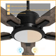 Essex 52'' Best Smart Ceiling Fan with Remote, Light Kit Included, Works with Google Assistant and Amazon Alexa,Siri Shortcut - LEDMyPlace Load image into Gallery viewer, Essex 52'' Best Smart Ceiling Fan with Remote, Light Kit Included, Works with Google Assistant and Amazon Alexa,Siri Shortcut - LEDMyPlace