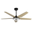 Explorer 52 in. (5 - Blade) Best Smart Ceiling Fan w/ Light & Remote, Black/Marble Pattern Finish, Works w/ Alexa/Google Home/Siri - LEDMyPlace Load image into Gallery viewer, Explorer 52 in. (5 - Blade) Best Smart Ceiling Fan w/ Light & Remote, Black/Marble Pattern Finish, Works w/ Alexa/Google Home/Siri - LEDMyPlace