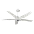 Explorer 52 In. 5 - Blade Outdoor Best Smart Ceiling Fan, White Marble Pattern with Dimmable Led Light, Remote Control, Alexa/google Home/Siri Compatible - LEDMyPlace Load image into Gallery viewer, Explorer 52 In. 5 - Blade Outdoor Best Smart Ceiling Fan, White Marble Pattern with Dimmable Led Light, Remote Control, Alexa/google Home/Siri Compatible - LEDMyPlace