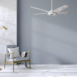 Explorer 52 In. 5 - Blade Outdoor Best Smart Ceiling Fan, White Marble Pattern with Dimmable Led Light, Remote Control, Alexa/google Home/Siri Compatible - LEDMyPlace Load image into Gallery viewer, Explorer 52 In. 5 - Blade Outdoor Best Smart Ceiling Fan, White Marble Pattern with Dimmable Led Light, Remote Control, Alexa/google Home/Siri Compatible - LEDMyPlace
