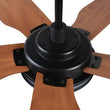 Explorer 52 In. Best Smart Ceiling Fan with Dimmable Led Light, Remote Control, Black/wood Grain Pattern, 5 - Blade W/ Alexa/Google Home Compatible - LEDMyPlace Load image into Gallery viewer, Explorer 52 In. Best Smart Ceiling Fan with Dimmable Led Light, Remote Control, Black/wood Grain Pattern, 5 - Blade W/ Alexa/Google Home Compatible - LEDMyPlace