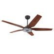 Explorer 52 In. Best Smart Ceiling Fan with Dimmable Led Light, Remote Control, Black/wood Grain Pattern, 5 - Blade W/ Alexa/Google Home Compatible - LEDMyPlace Load image into Gallery viewer, Explorer 52 In. Best Smart Ceiling Fan with Dimmable Led Light, Remote Control, Black/wood Grain Pattern, 5 - Blade W/ Alexa/Google Home Compatible - LEDMyPlace