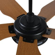 Explorer 52 In. Best Smart Ceiling Fan with Remote Control & Led Light, 5 - Blade, Black/fine Wood Grain Pattern, Alexa/Google Home/Siri Compatible - LEDMyPlace Load image into Gallery viewer, Explorer 52 In. Best Smart Ceiling Fan with Remote Control & Led Light, 5 - Blade, Black/fine Wood Grain Pattern, Alexa/Google Home/Siri Compatible - LEDMyPlace