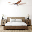 Explorer 52 In. Best Smart Ceiling Fan with Remote Control & Led Light, 5 - Blade, Black/fine Wood Grain Pattern, Alexa/Google Home/Siri Compatible - LEDMyPlace Load image into Gallery viewer, Explorer 52 In. Best Smart Ceiling Fan with Remote Control & Led Light, 5 - Blade, Black/fine Wood Grain Pattern, Alexa/Google Home/Siri Compatible - LEDMyPlace