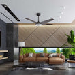 Explorer 52 In. Indoor/outdoor Wi - Fi Best Smart Ceiling Fan with Light & Remote, Works with Alexa/Google Home, Black/dark Wooden Pattern (5 - Blade) - LEDMyPlace Load image into Gallery viewer, Explorer 52 In. Indoor/outdoor Wi - Fi Best Smart Ceiling Fan with Light & Remote, Works with Alexa/Google Home, Black/dark Wooden Pattern (5 - Blade) - LEDMyPlace