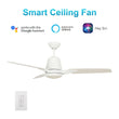 Exton 52'' Best Smart Ceiling Fan with wall control, Light Kit Included, Works with Google Assistant and Amazon Alexa,Siri Shortcut - LEDMyPlace Load image into Gallery viewer, Exton 52'' Best Smart Ceiling Fan with wall control, Light Kit Included, Works with Google Assistant and Amazon Alexa,Siri Shortcut - LEDMyPlace