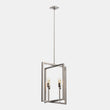 Farmhouse Chandelier, 4 - Light Foyer Lighting for Dining Room, E26 Base, Brushed Nickel/Oil Rubbed Bronze Finish - LEDMyPlace Load image into Gallery viewer, Farmhouse Chandelier, 4 - Light Foyer Lighting for Dining Room, E26 Base, Brushed Nickel/Oil Rubbed Bronze Finish - LEDMyPlace