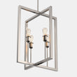 Farmhouse Chandelier, 4 - Light Foyer Lighting for Dining Room, E26 Base, Brushed Nickel/Oil Rubbed Bronze Finish - LEDMyPlace Load image into Gallery viewer, Farmhouse Chandelier, 4 - Light Foyer Lighting for Dining Room, E26 Base, Brushed Nickel/Oil Rubbed Bronze Finish - LEDMyPlace