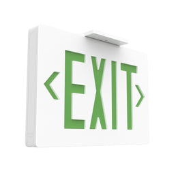 Green LED Exit Sign, Double Sided, 4W, UL,CUL, AC 120V-277V, 90-min Backup Battery, Exit Light for Business, Residential Green LED Exit Sign, Double Sided, 4W, UL,CUL, AC 120V-277V, 90-min Backup Battery, Exit Light for Business, Residential