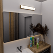 Half Cylinder Bathroom Light Fixtures, CCT Changeable, Dimmable , Brushed Nickel Finish, Bathroom Vanity Lighting - LEDMyPlace Load image into Gallery viewer, Half Cylinder Bathroom Light Fixtures, CCT Changeable, Dimmable , Brushed Nickel Finish, Bathroom Vanity Lighting - LEDMyPlace