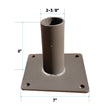 Horizontal Wall Mount Tenon Bracket (Bronze) - LEDMyPlace Load image into Gallery viewer, Horizontal Wall Mount Tenon Bracket (Bronze) - LEDMyPlace