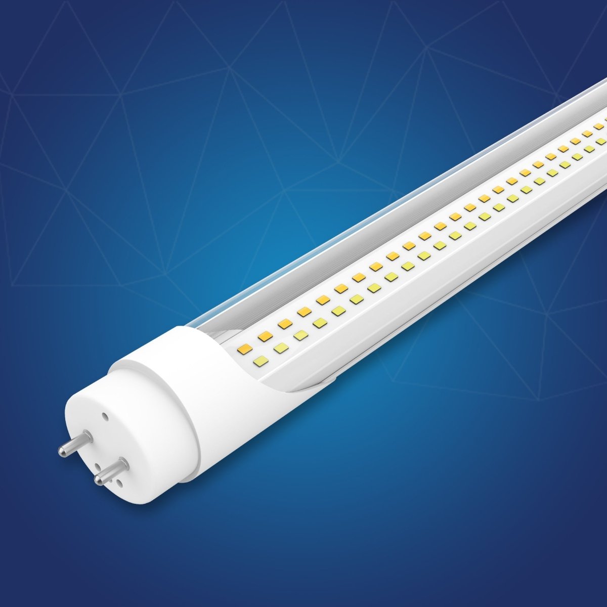 Jomitop G13 LED T8 Tube Light 4ft – Dual-End Power, 22W/28W, 5000K-6500K, 4-Pack