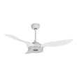 Icebreaker 52 in.(3 - Blade) Best Smart Ceiling Fan w/ Dimmable LED Light and Remote, Indoor/Outdoor, White Finish Works w/ Alexa/Google Home/Siri - LEDMyPlace Load image into Gallery viewer, Icebreaker 52 in.(3 - Blade) Best Smart Ceiling Fan w/ Dimmable LED Light and Remote, Indoor/Outdoor, White Finish Works w/ Alexa/Google Home/Siri - LEDMyPlace