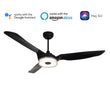 Icebreaker 56 In. 3 - Blade Black Best Smart Ceiling Fan, Dimmable Led Light with Remote Control, Works W/ Alexa/Google Home/Siri (3 - Blade) - LEDMyPlace Load image into Gallery viewer, Icebreaker 56 In. 3 - Blade Black Best Smart Ceiling Fan, Dimmable Led Light with Remote Control, Works W/ Alexa/Google Home/Siri (3 - Blade) - LEDMyPlace