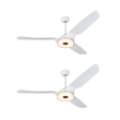 Icebreaker 56 in. Best Ceiling Fan with Lights for Bedroom,Living Room,Dining Room, Dimmable LED Light(Set of 2), Works with Alexa/Google Home/Siri - LEDMyPlace Load image into Gallery viewer, Icebreaker 56 in. Best Ceiling Fan with Lights for Bedroom,Living Room,Dining Room, Dimmable LED Light(Set of 2), Works with Alexa/Google Home/Siri - LEDMyPlace