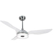 Icebreaker 56 in. LED Best Smart Ceiling Fan with Remote (3 - Blade) Silver Finish (Voice Control) w/ Alexa/Google Home/Siri - LEDMyPlace Load image into Gallery viewer, Icebreaker 56 in. LED Best Smart Ceiling Fan with Remote (3 - Blade) Silver Finish (Voice Control) w/ Alexa/Google Home/Siri - LEDMyPlace