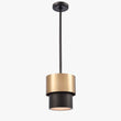 Industrial Pendant Light Brass and Matte Black Hardware with White Alabaster Diffuser, E12 Base - LEDMyPlace Load image into Gallery viewer, Industrial Pendant Light Brass and Matte Black Hardware with White Alabaster Diffuser, E12 Base - LEDMyPlace