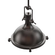 Industrial Pendant Light Fixture, Bronze Finish, Dome Shape, Includes Extension Rods 1x6"+3x12", E26 Base - LEDMyPlace Load image into Gallery viewer, Industrial Pendant Light Fixture, Bronze Finish, Dome Shape, Includes Extension Rods 1x6"+3x12", E26 Base - LEDMyPlace