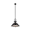 Industrial Pendant Light Fixture, Bronze Finish, Dome Shape, Includes Extension Rods 1x6"+3x12", E26 Base - LEDMyPlace Load image into Gallery viewer, Industrial Pendant Light Fixture, Bronze Finish, Dome Shape, Includes Extension Rods 1x6"+3x12", E26 Base - LEDMyPlace