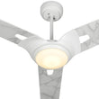 Innovator 52 in. Indoor/Outdoor Best Smart Ceiling Fan w/ LED Light, White/Marble Pattern Finish, Works w/ Alexa/Google Home/Siri - LEDMyPlace Load image into Gallery viewer, Innovator 52 in. Indoor/Outdoor Best Smart Ceiling Fan w/ LED Light, White/Marble Pattern Finish, Works w/ Alexa/Google Home/Siri - LEDMyPlace