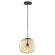 Karina Globe Glass Indoor & Outdoor Best Pendant Light Amber (Bulb Not Included) - LEDMyPlace Load image into Gallery viewer, Karina Globe Glass Indoor & Outdoor Best Pendant Light Amber (Bulb Not Included) - LEDMyPlace