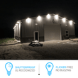LED Barn Light w/ 3 - pin NEMA Photocell, 36/48/60 Wattage Adjustable 3000K/4000K/5000K CCT Changeable, 120 - 277V, Dusk - To - Dawn, Silver - LEDMyPlace Load image into Gallery viewer, LED Barn Light w/ 3 - pin NEMA Photocell, 36/48/60 Wattage Adjustable 3000K/4000K/5000K CCT Changeable, 120 - 277V, Dusk - To - Dawn, Silver - LEDMyPlace