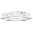 LED Canopy Light 75W 5700K Daylight 9750LM IP65 Waterproof 0 - 10V Dim 120 - 277VAC Surface or Pendant Mount, for Gas Stations Outdoor Area Light, White - LEDMyPlace Load image into Gallery viewer, LED Canopy Light 75W 5700K Daylight 9750LM IP65 Waterproof 0 - 10V Dim 120 - 277VAC Surface or Pendant Mount, for Gas Stations Outdoor Area Light, White - LEDMyPlace