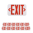 LED Exit Sign with Battery Backup, Double Face, 4W, AC120 - 277V, Side Mount/Ceiling Mount, Red Letter Emergency Exit Lights - LEDMyPlace Load image into Gallery viewer, LED Exit Sign with Battery Backup, Double Face, 4W, AC120 - 277V, Side Mount/Ceiling Mount, Red Letter Emergency Exit Lights - LEDMyPlace
