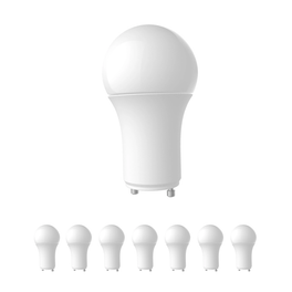 LED Light Bulbs A19 9.5 Watt 5000K 800 Lumens 120V Dimmable, General Purpose Lamp GU24 Base LED Light Bulbs A19 9.5 Watt 5000K 800 Lumens 120V Dimmable, General Purpose Lamp GU24 Base
